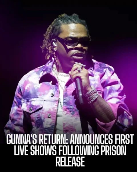 Gunna's Return Announces First Live Shows Following Prison Release