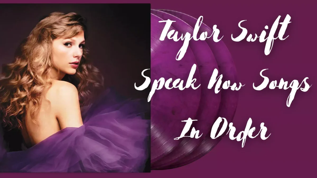 Taylor Swift Speak Now Songs In Order