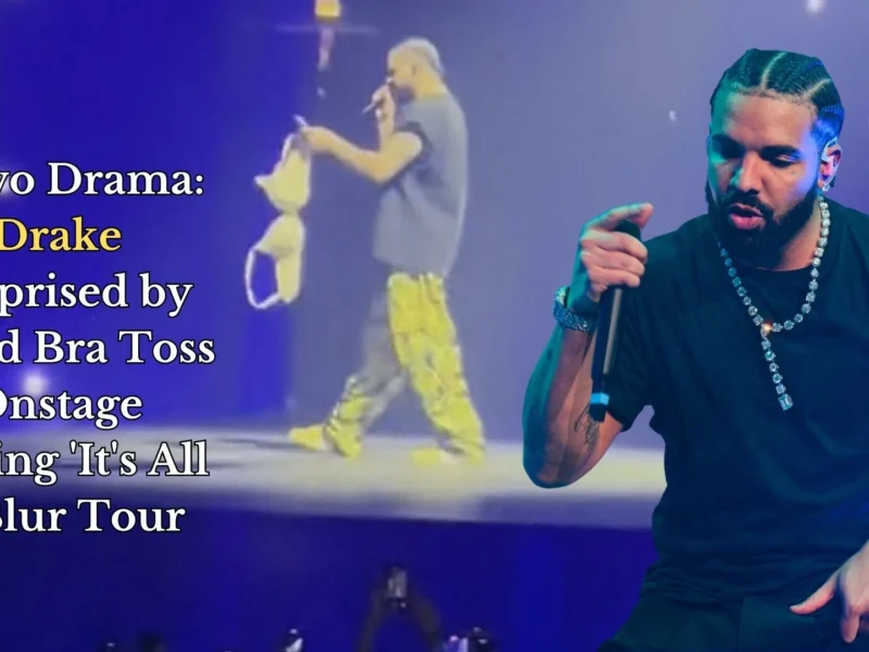 Bravo Drama Drake Surprised by Third Bra Toss Onstage During 'It's All A Blur Tour