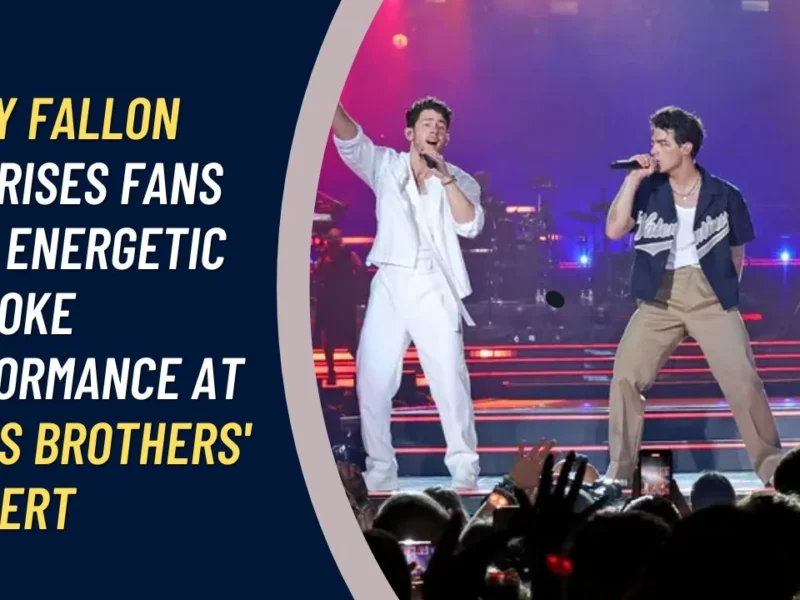 Jimmy Fallon Surprises Fans with Energetic Karaoke Performance at Jonas Brothers' Concert