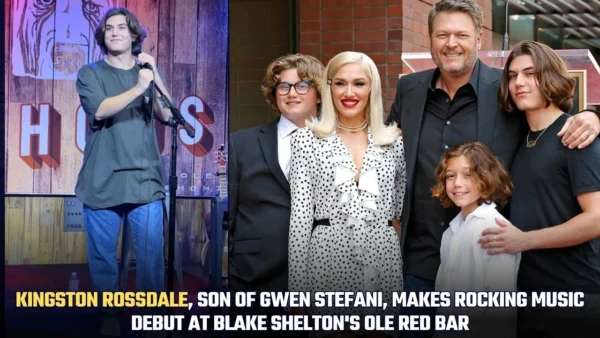 Kingston Rossdale, Son of Gwen Stefani, Makes Rocking Music Debut at Blake Shelton's Ole Red Bar