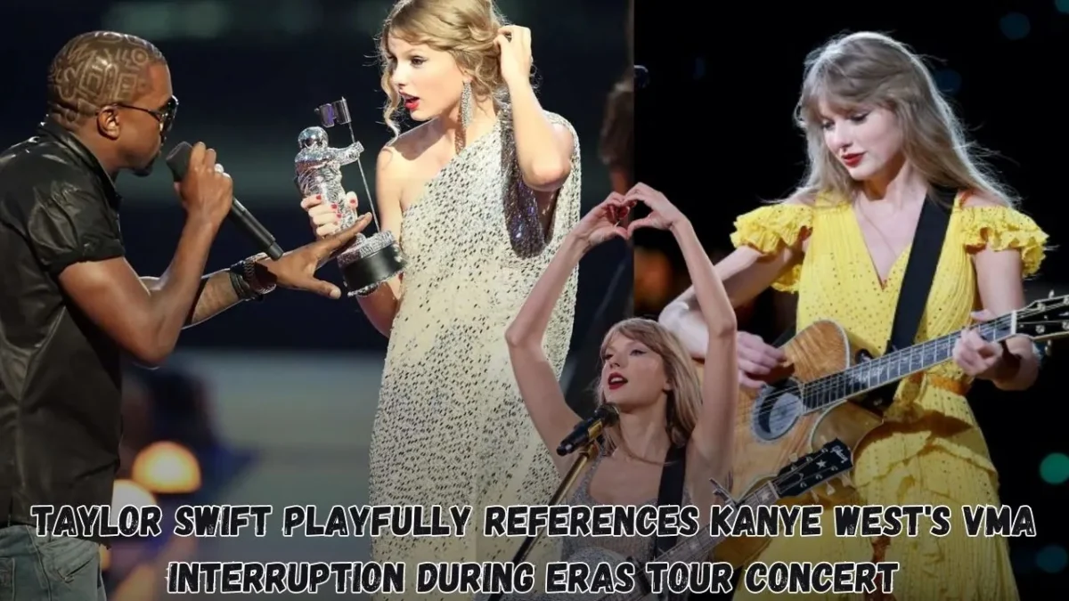 Taylor Swift Playfully References Kanye West's VMA Interruption During Eras Tour Concert