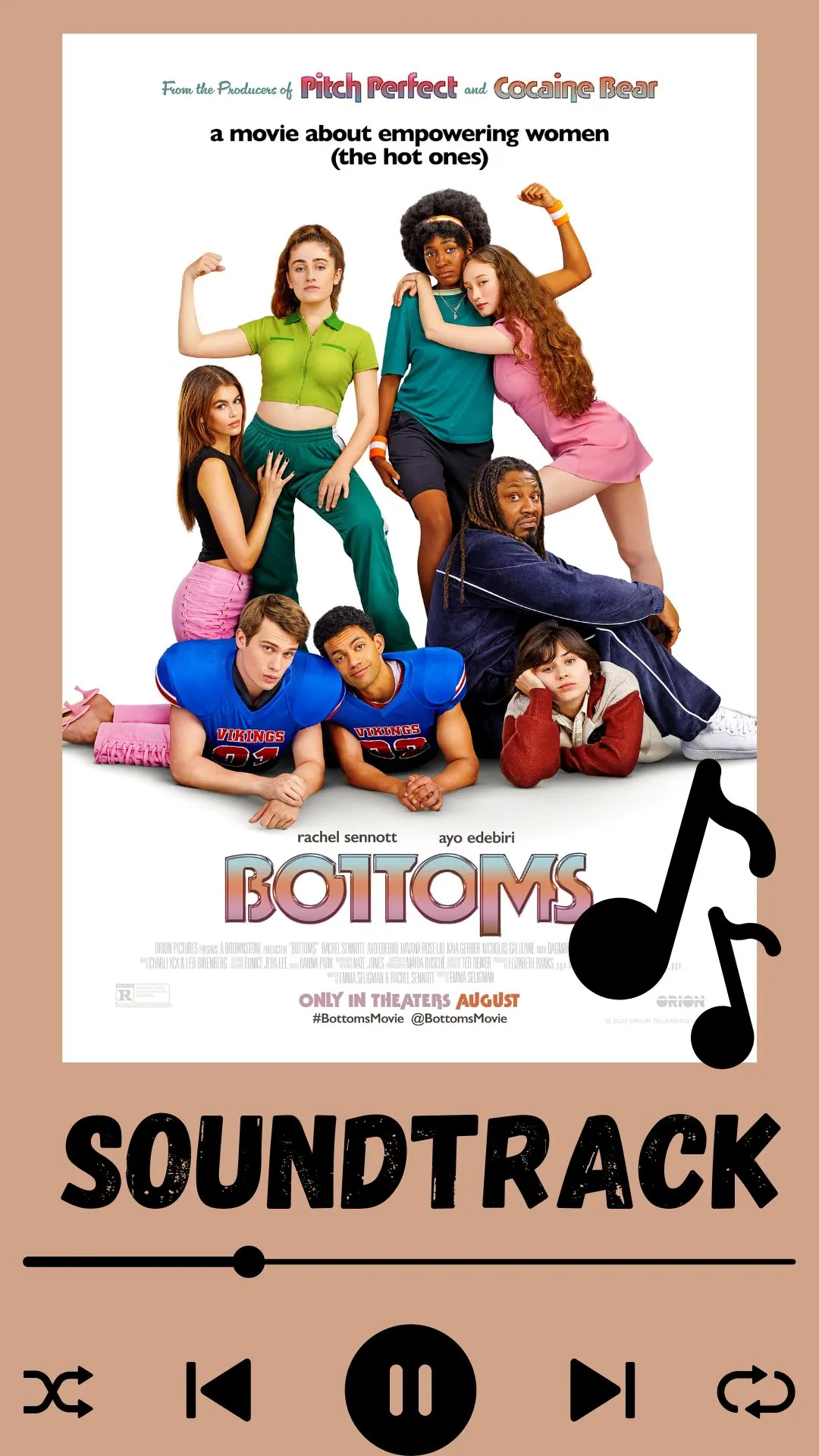 Bottoms Soundtrack 2023 Film