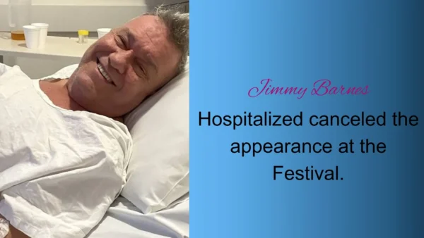 Jimmy Barnes Cancels Festival Appearance Due to Hospitalization with Bacterial Pneumonia