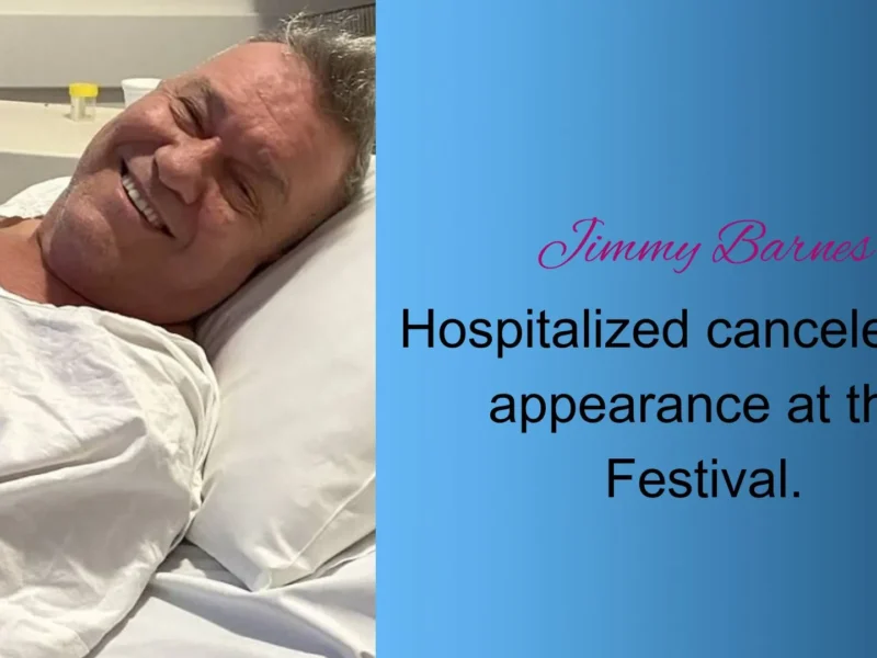 Jimmy Barnes Cancels Festival Appearance Due to Hospitalization with Bacterial Pneumonia