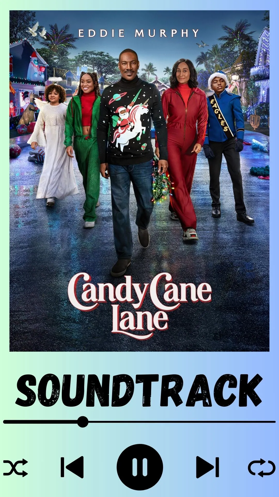 Candy Cane Lane Soundtrack (2023) A2Z Soundtrack