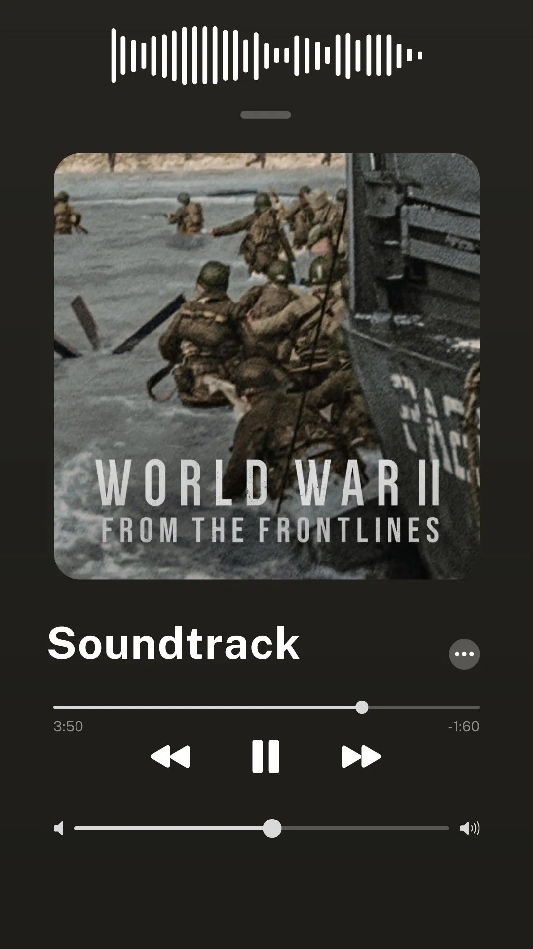 World War II From the Frontlines Soundtrack