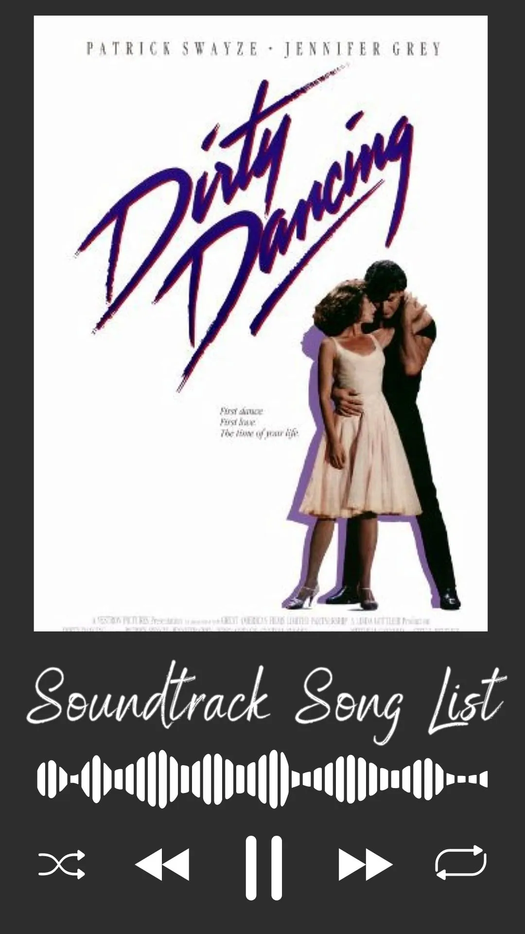 Dirty Dancing Soundtrack Song List