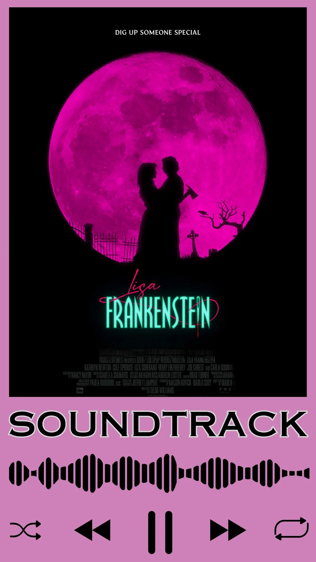Lisa Frankenstein Soundtrack (2024)