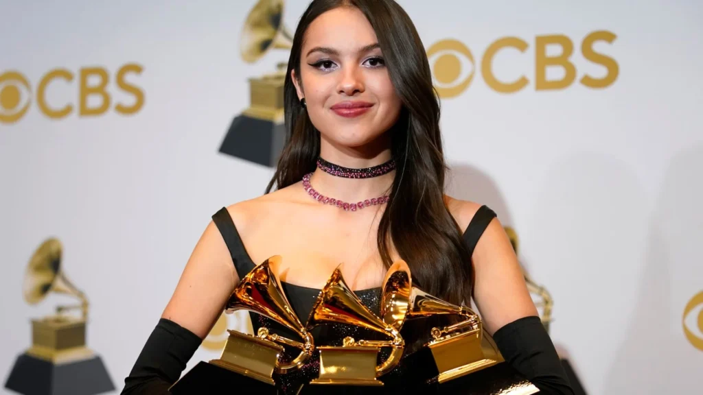 Olivia Rodrigo with awards