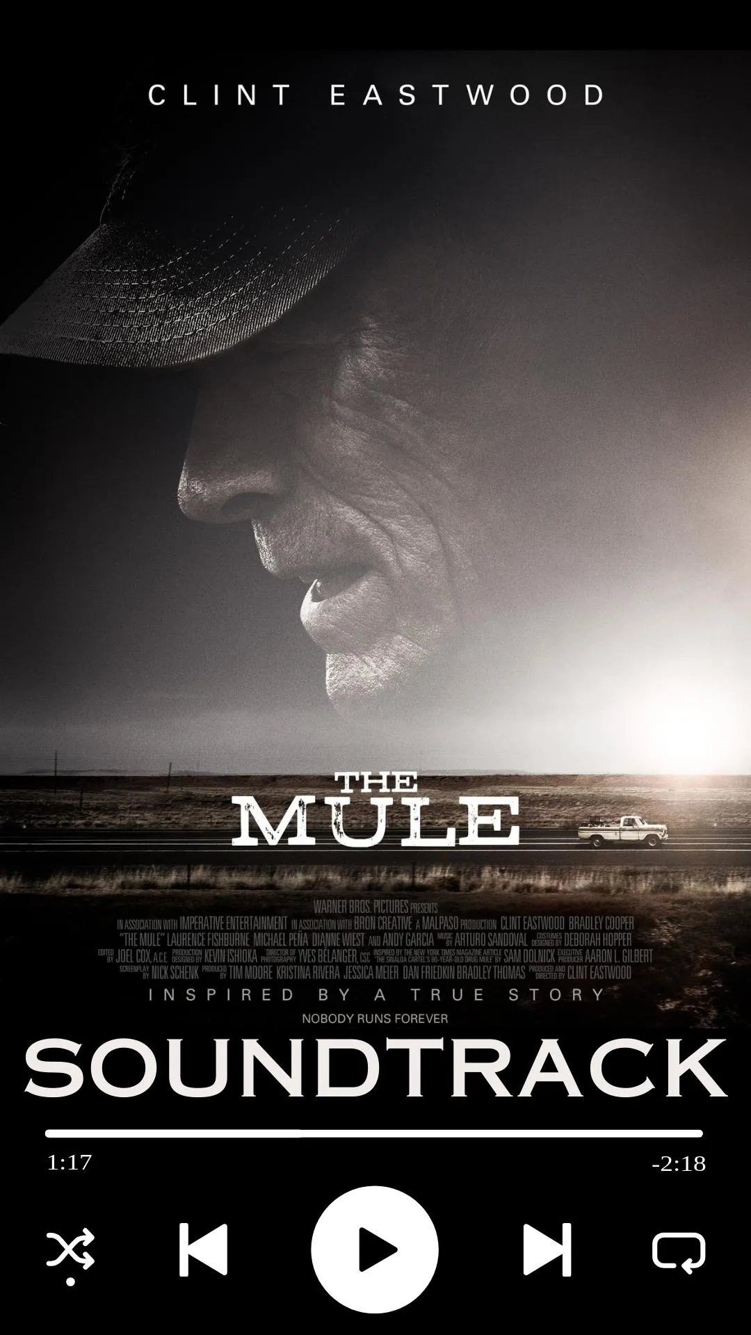 The Mule Soundtrack (2018)