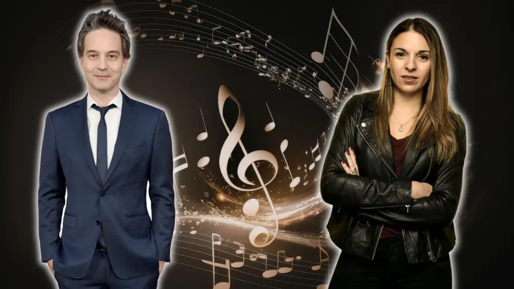 Jeff Russo and Perrine Virgile Composers of Scarpetta Soundtrack