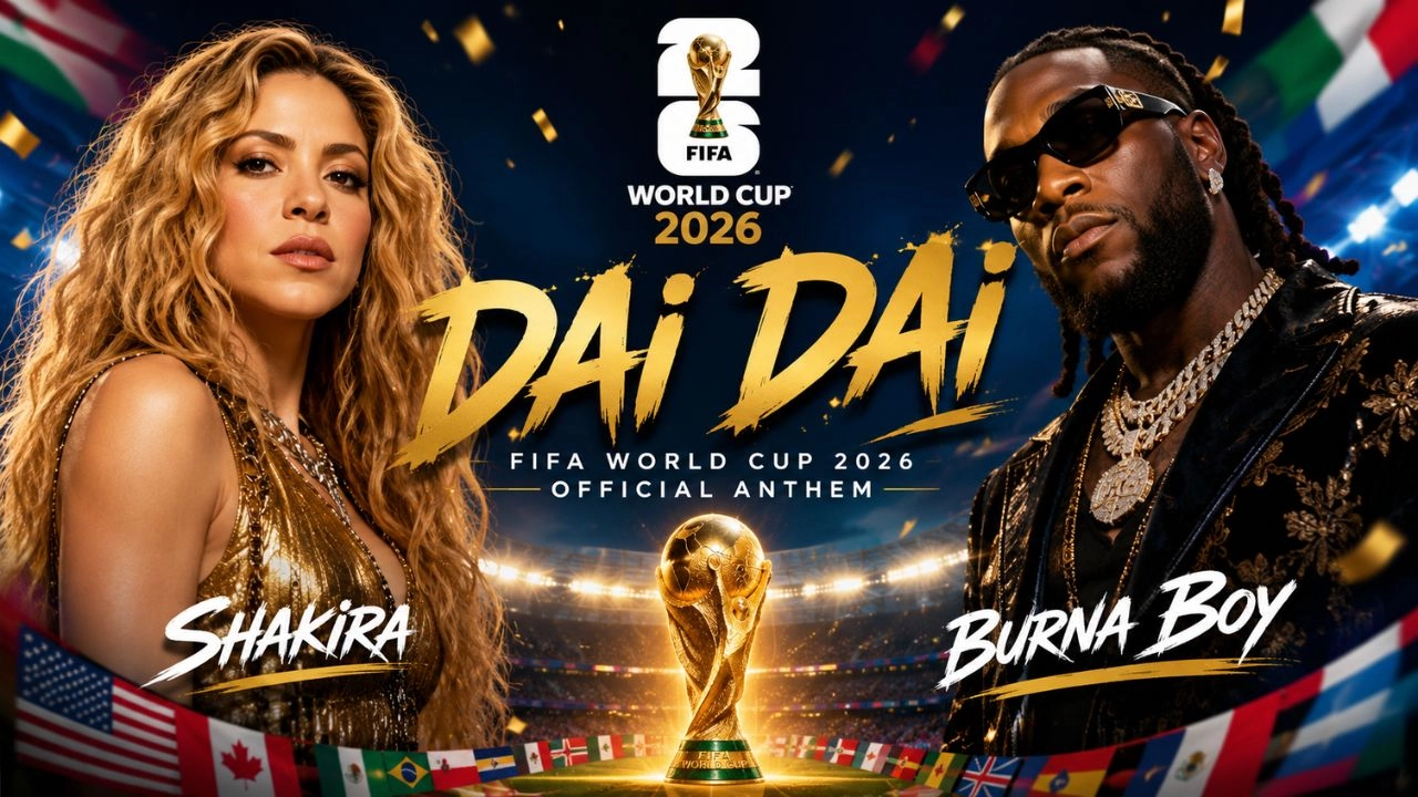 'Dai Dai' — FIFA World Cup 2026 Official Anthem by Shakira & Burna Boy