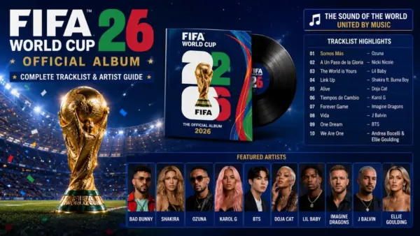 FIFA World Cup 2026 Official Album_ Complete Tracklist & Artist Guide