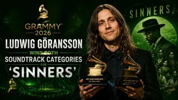 Grammy 2026 Ludwig Göransson Wins Both Soundtrack Categories for 'Sinners'