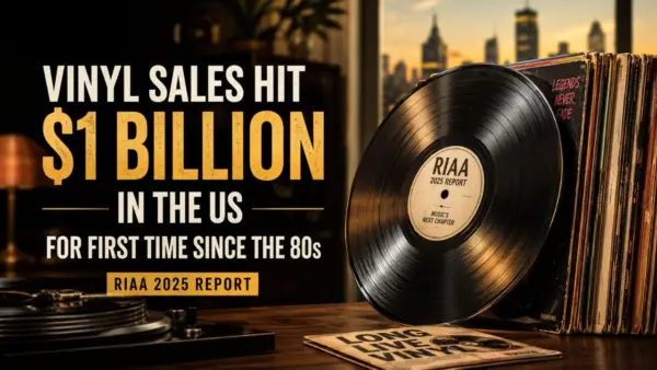 Vinyl Sales Hit $1 Billion in the US for First Time Since the 80s — RIAA 2025 Report