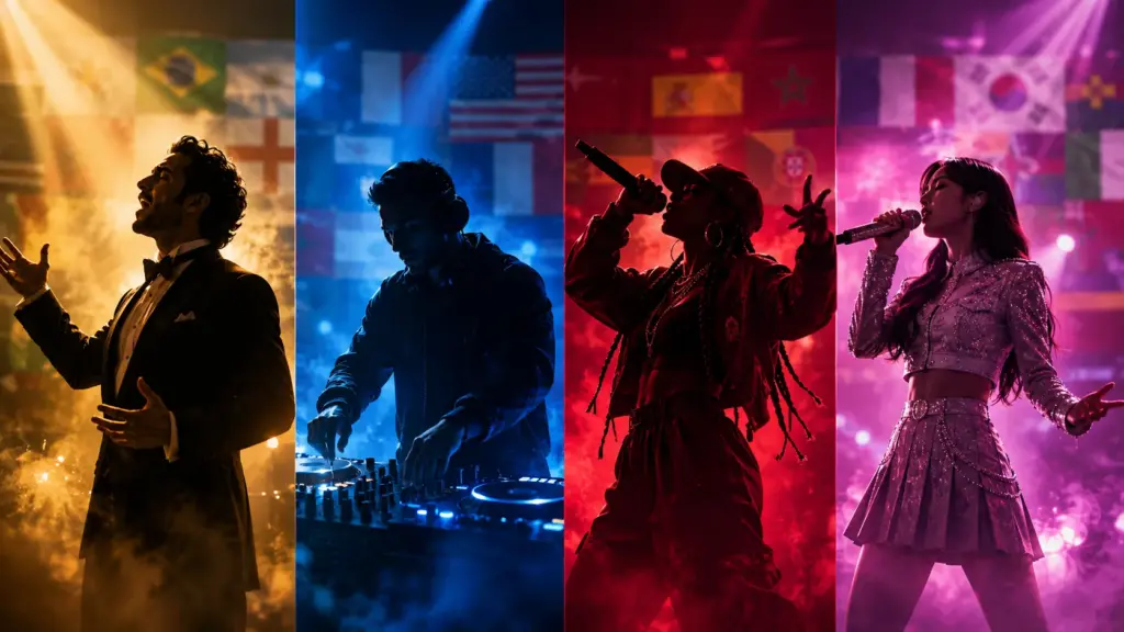 Andrea Bocelli David Guetta Megan Thee Stallion EJAE DNA artists