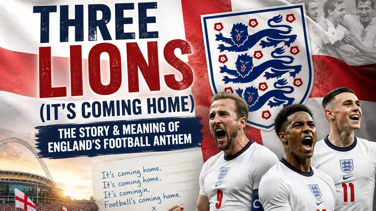 Three Lions It's Coming Home England football anthem