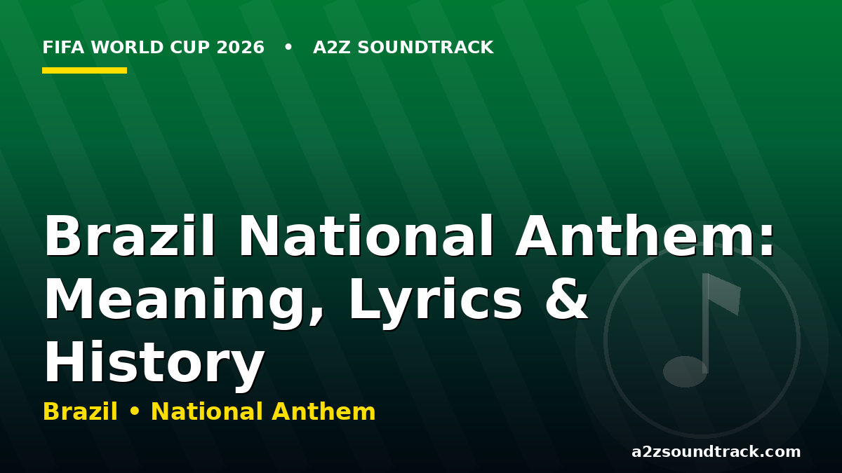 Brazil national anthem Hino Nacional Brasileiro cover