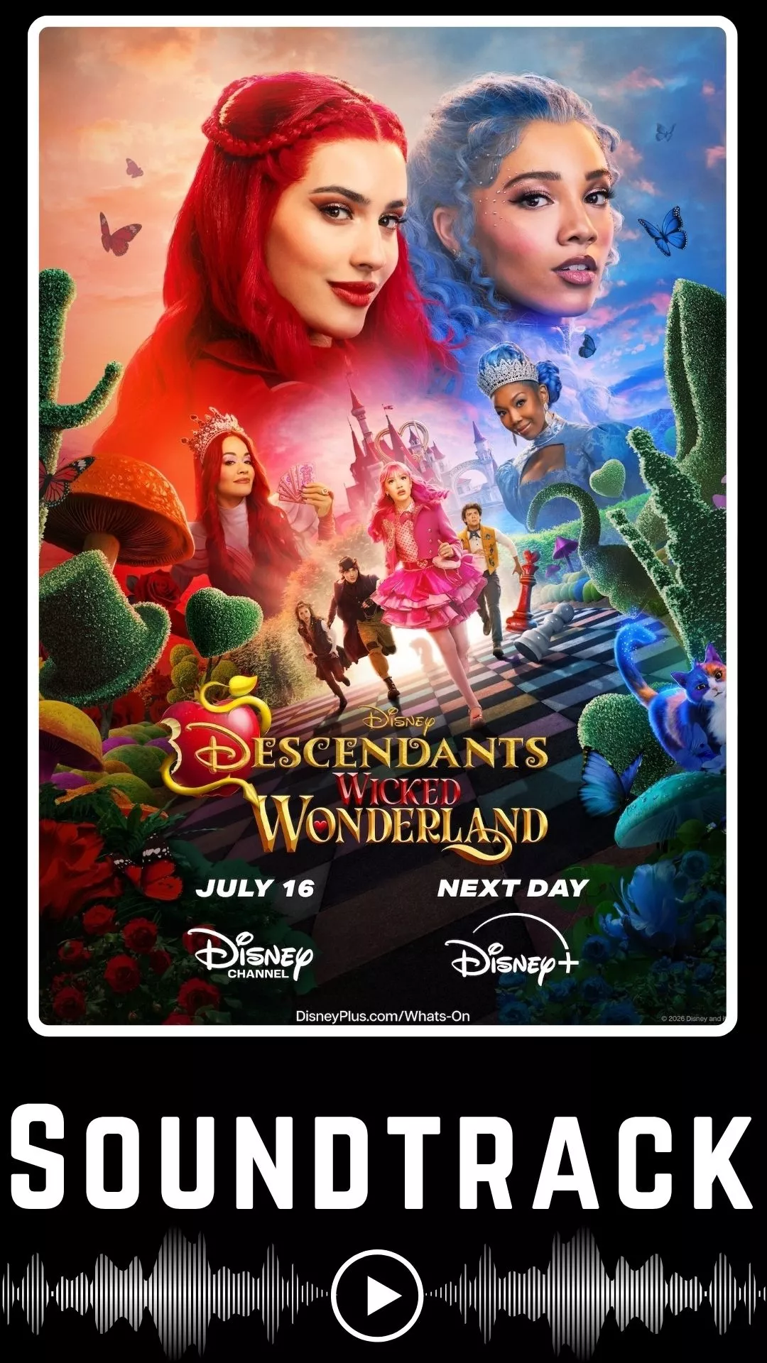 Descendants Wicked Wonderland Soundtrack (2026)